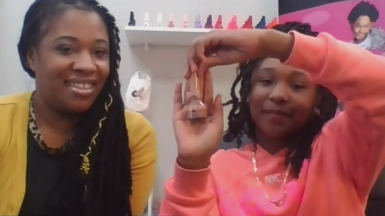 10-year old Khiley Braxton becomes CEO during pandemic creating Sissy B. Nails