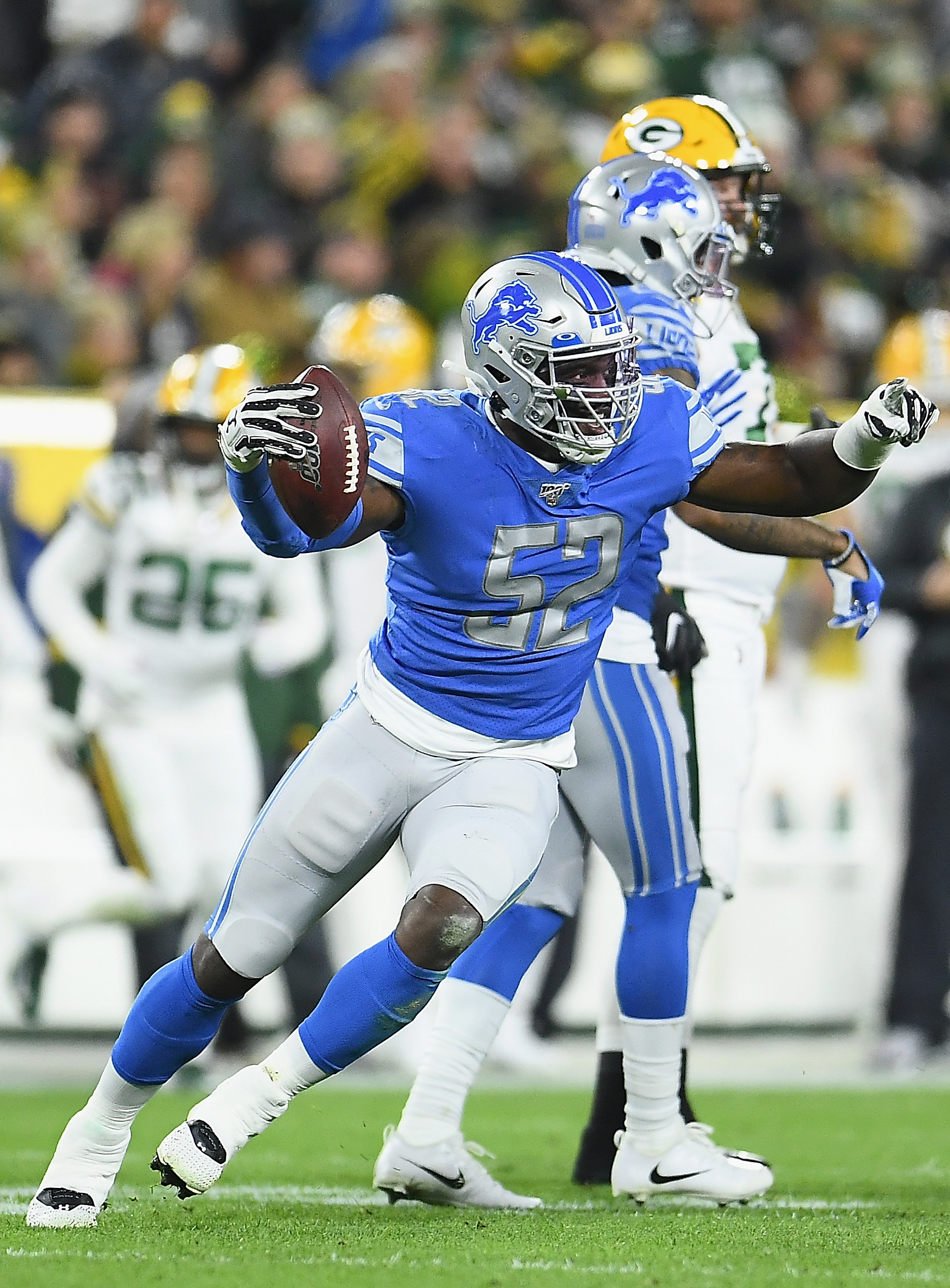 WATCH - Football Isn't the Only Thing on Hold for Lions Linebacker Christian Jones