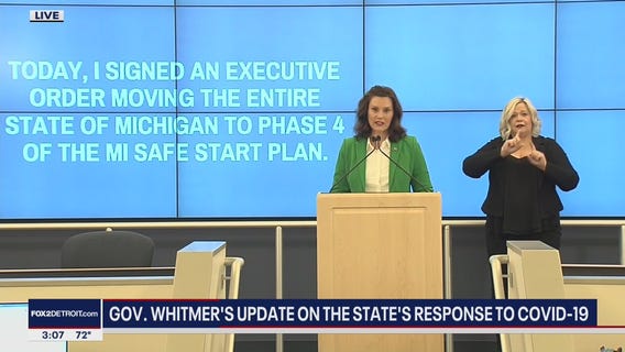 Michigan reopening continues this week as Whitmer moves state to phase 4, rescinds stay home order