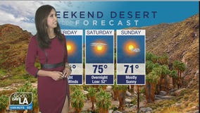 Weekend desert forecast for January 8-10