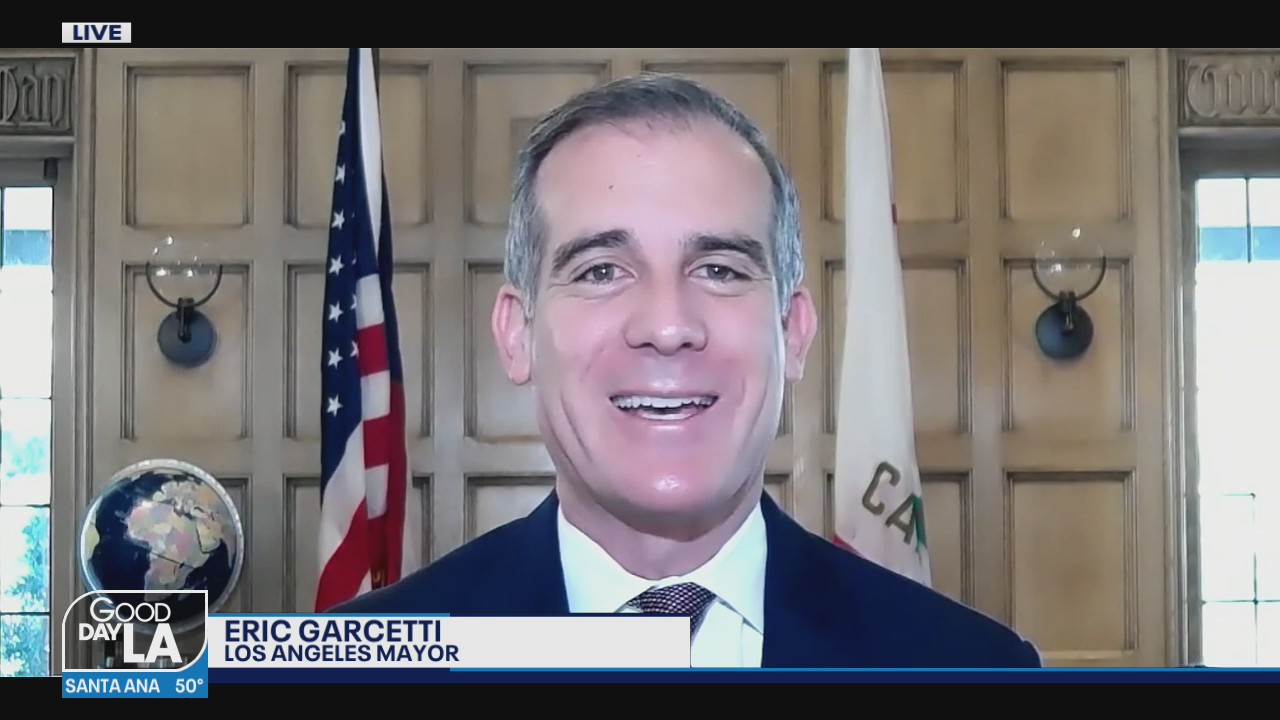 Los Angeles Mayor Eric Garcetti stops by GDLA
