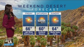 Weekend desert forecast for January 22 - 24