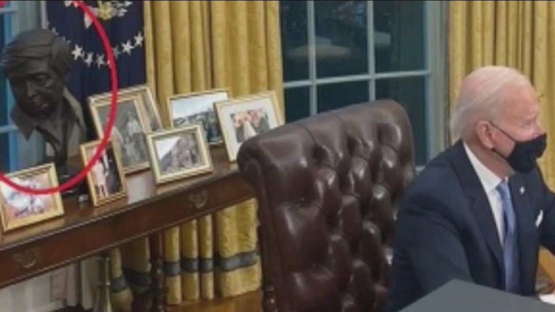 Cesar Chavez bust in Oval Office symbolizing new era for Latinos