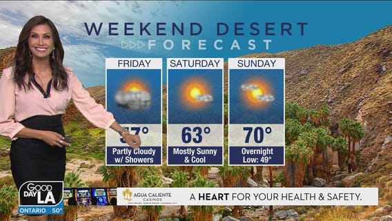 Weekend desert forecast for Jan. 29-30