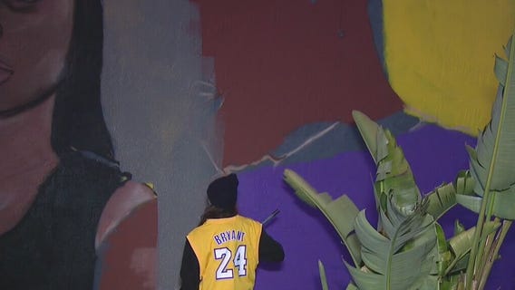 Lawndale Mayor wishes mural honoring Kobe and Gigi Bryant stayed longer