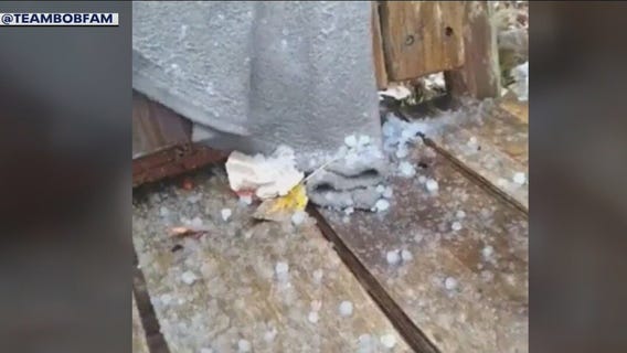 Snow, ice spotted across parts of Southern California