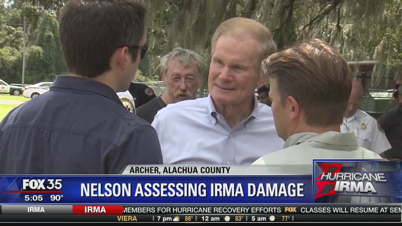 Federal officials survey Irma damage