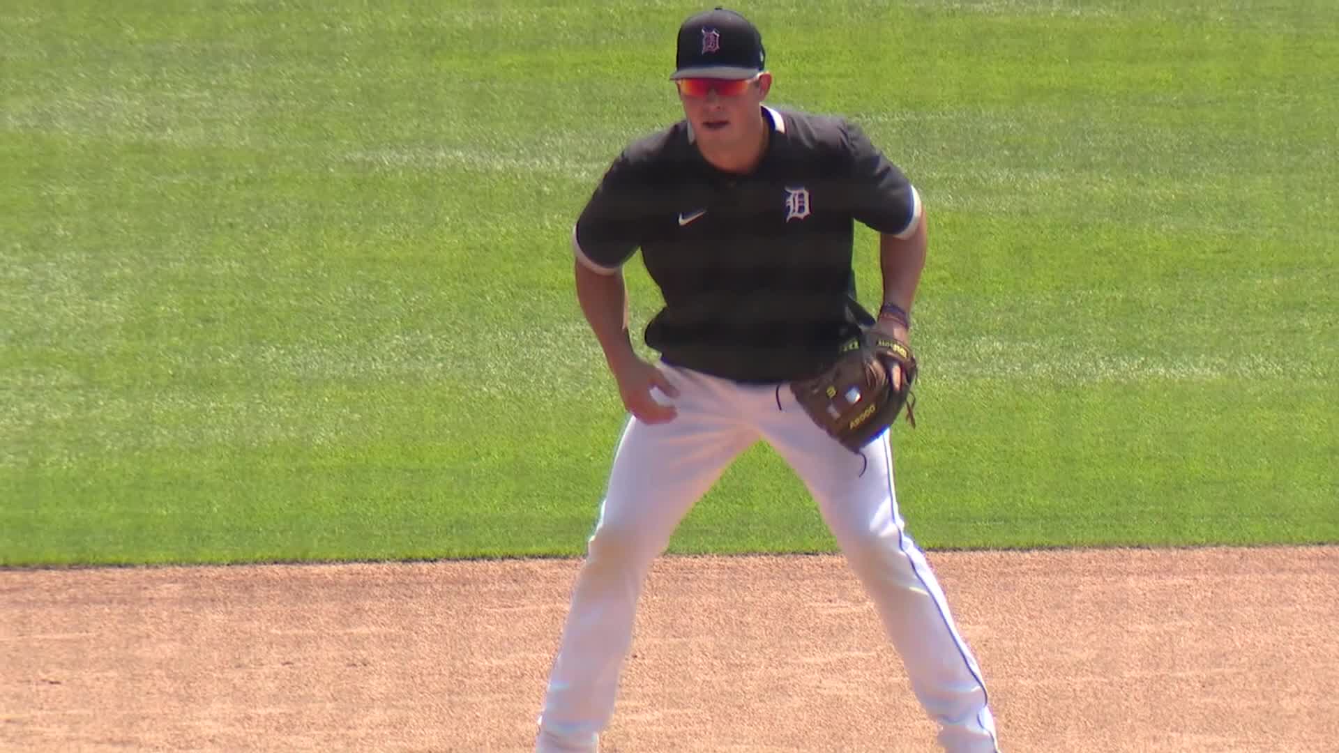 WATCH - The Tigers first scrimmage game had quite an impressive moment