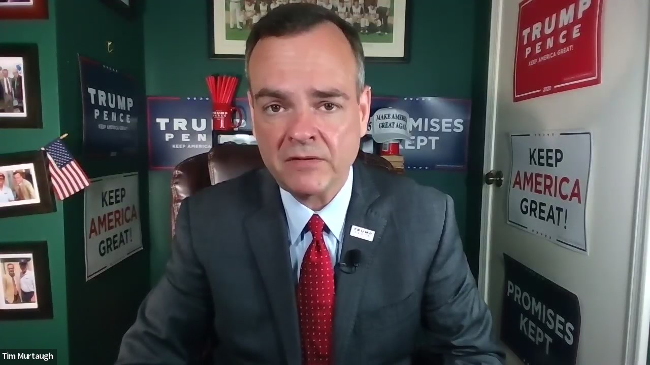 Trump blames "Democrat-run states" for not getting to hold a "big rally in Michigan"