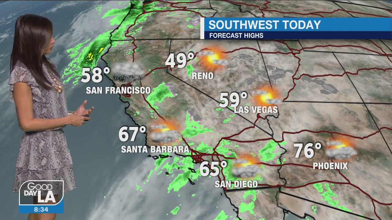 Weather forecast for Monday, Feb. 1