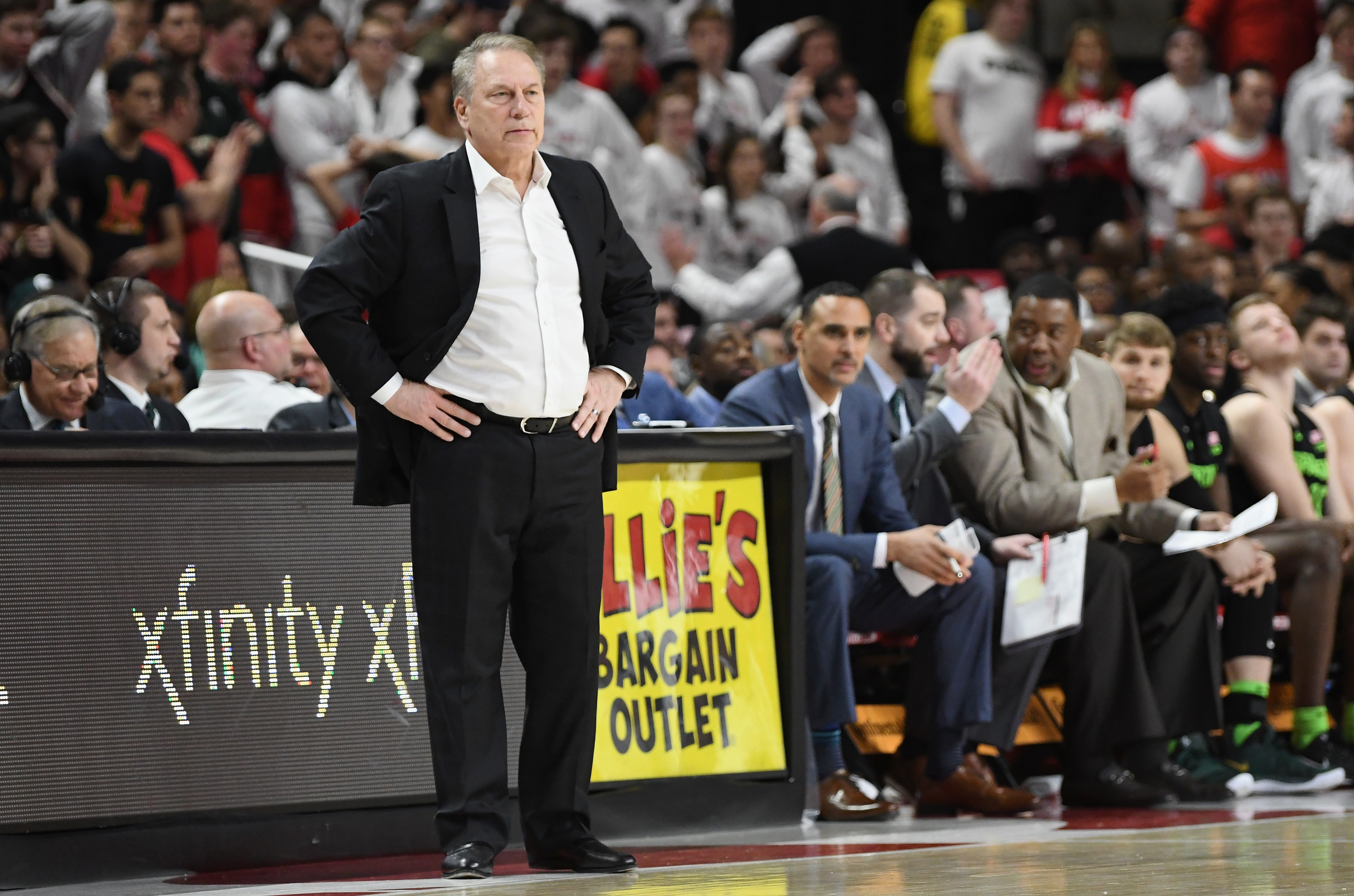 WATCH - Jennifer Hammond caught up with MSU basketball head coach Tom Izzo