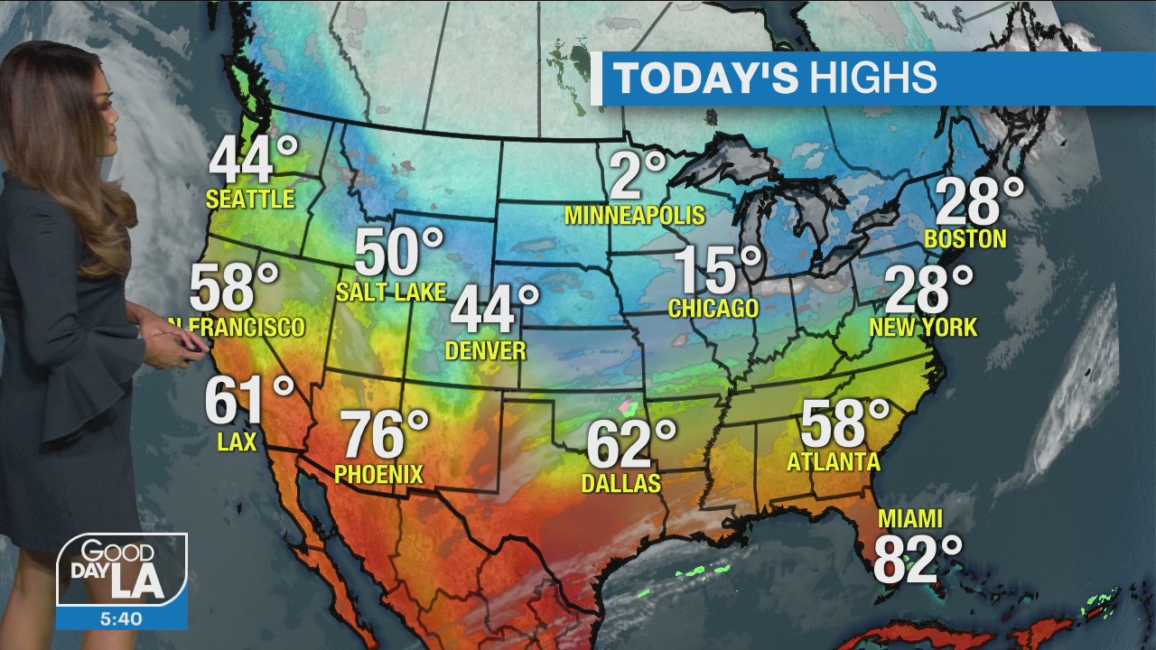 Weather Forecast for Monday, Feb. 8