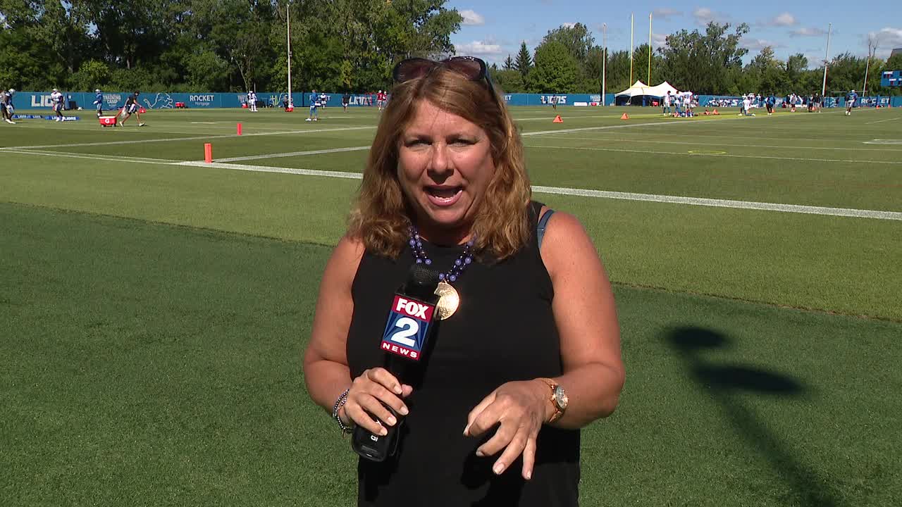 WATCH - Lions Training Camp -- D'Andre Swift