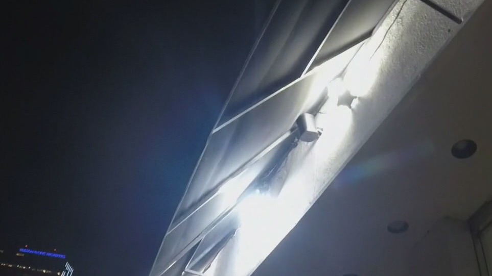 Music blasting in front of homeless encampment?causes controversy in West LA neighborhood