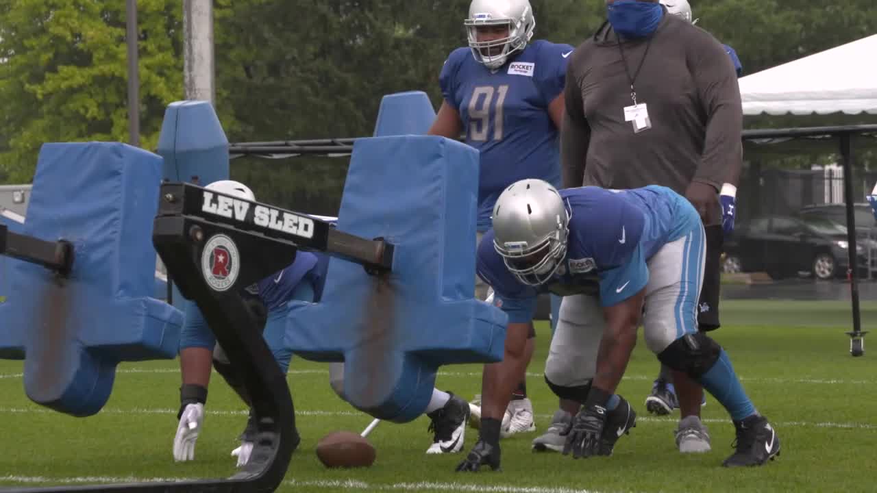 WATCH - Dan Miller goes 1-on-1 with Lions defensive lineman Nick Williams