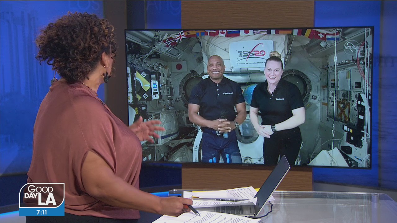 Watch Earth-to-space call on GDLA with astronauts aboard the International Space Station