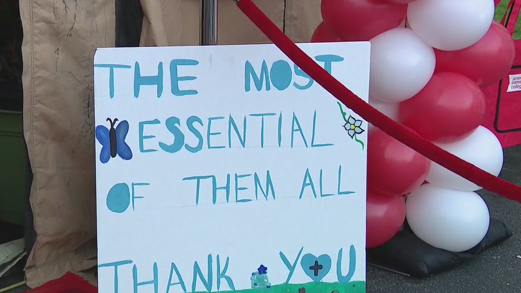 Appreciation event for nurses, staff at El Monte hospital