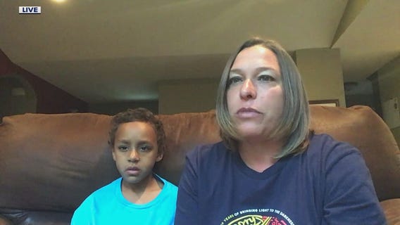 Kicking off Michigan Light the Night with hero Keegan Williams