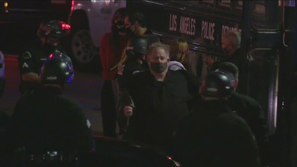 Day 2 Echo Park protest: LAPD making arrests after activists reject plan to clear homeless encampment