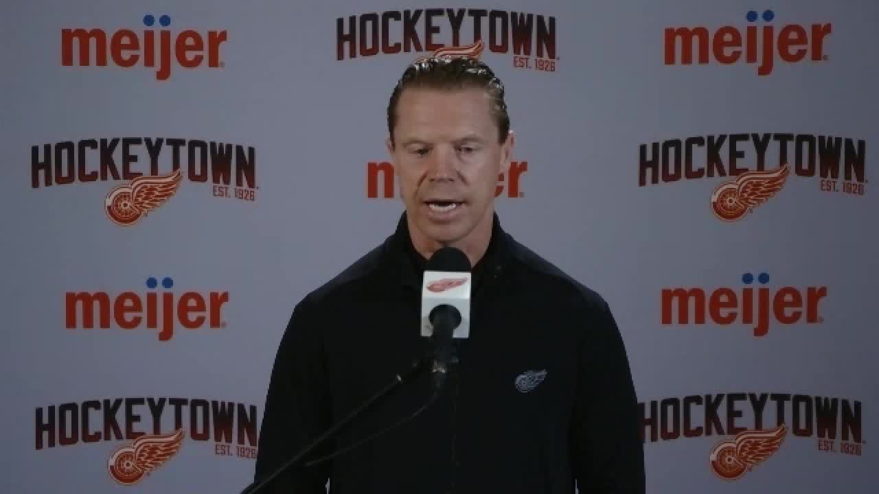 WATCH - Kris Draper and son Kienan react to Kienan being drafted by the Red Wings