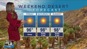 Weekend desert forecast for April 2 - 4