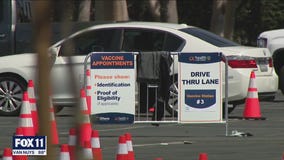 Orange County opens new super POD vaccine site at fairgrounds