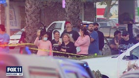 Woman who was passenger in high-speed chase let go by authorities, holds impromptu press conference