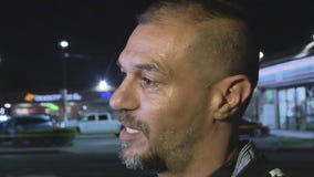 Truck driver says he intentionally blocked murder suspect's path in chase-turned-crash