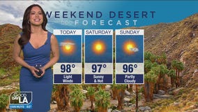 Weekend desert forecast for April 9 - 11