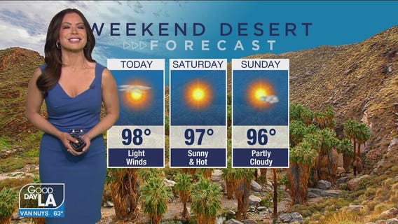 Weekend desert forecast for April 9 - 11