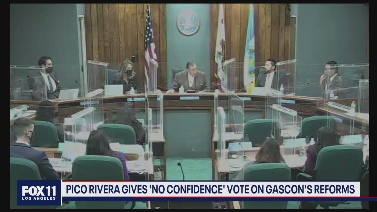 City of Pico Rivera gives no confidence vote on Gasc?n's  reforms