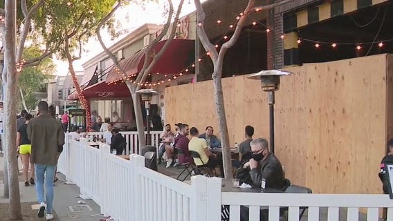 West Hollywood businesses, partygoers celebrate orange tier nightside