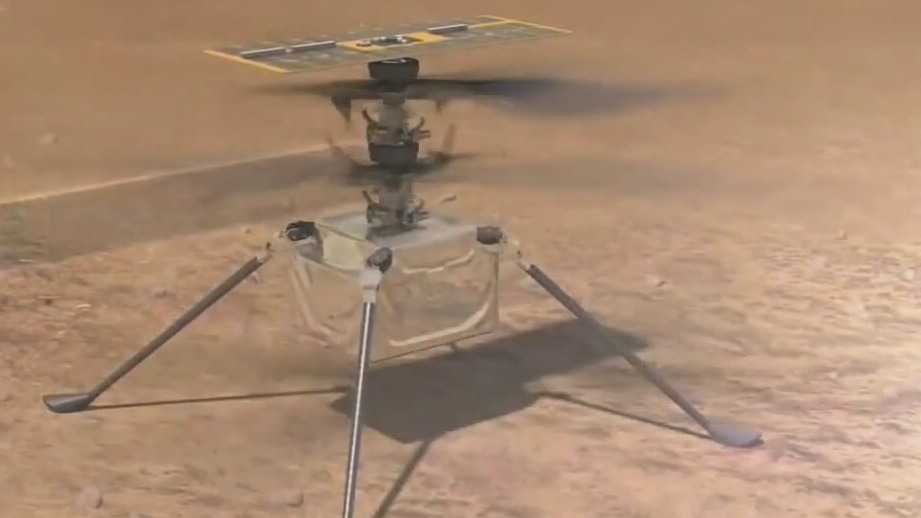 NASA makes historic 1st flight of Ingenuity helicopter on Mars