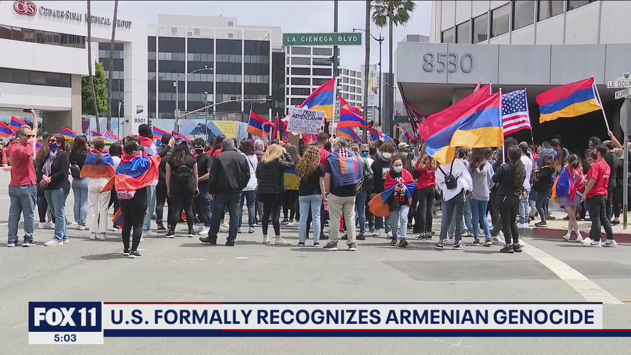 Thousands gather in LA to commemorate 106th anniversary of Armenian Genocide