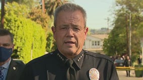 Press conference for LAPD officer shot in Sherman Oaks