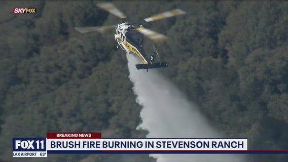 Towsley Fire burning in Stevenson Ranch
