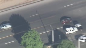 Deputy crashes cruiser while chasing suspect in South Antelope Valley