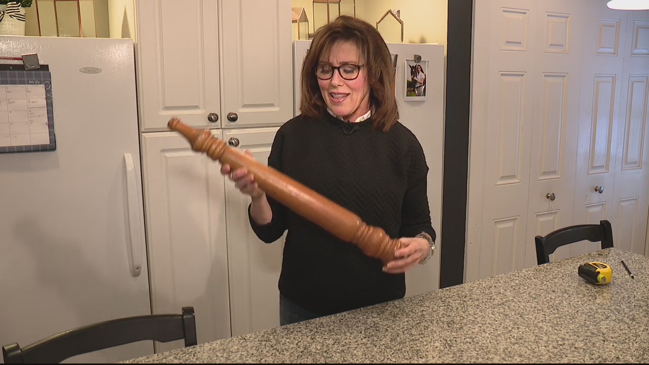 Recycling scrap furniture into unique candleholders