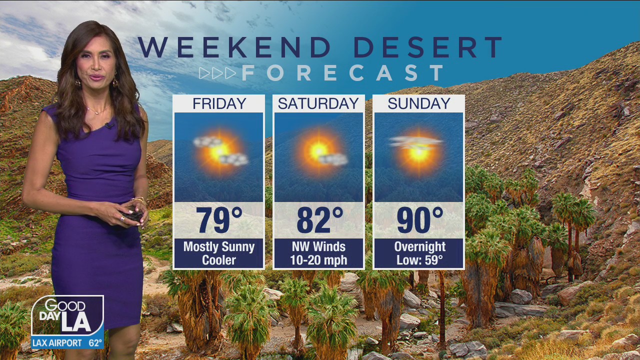 Weekend Desert Forecast for May 21-23