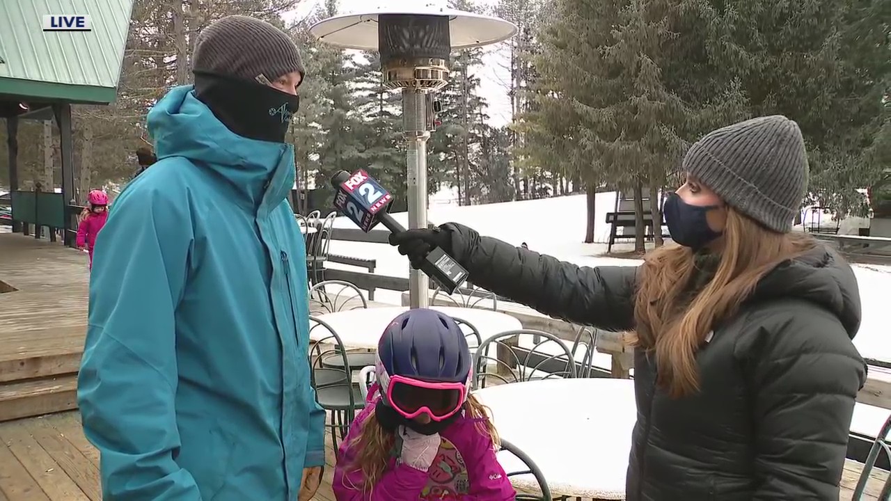 Learning the slopes at Alpine Valley Ski Resort