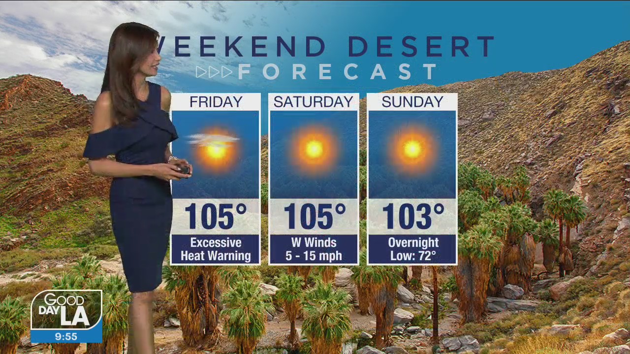 Weekend desert forecast for June 4 - 6