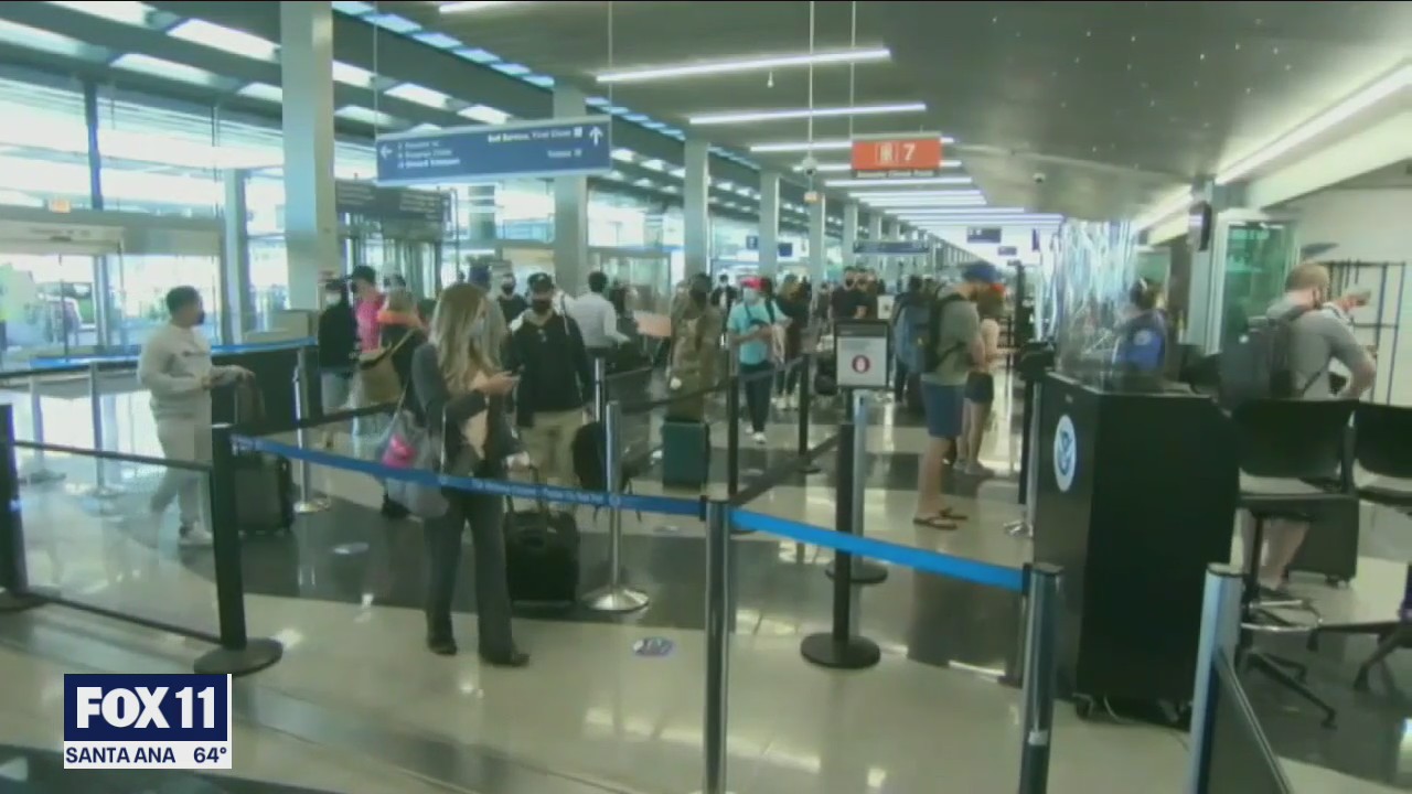 Memorial Day weekend travel sets 2021 record at LAX