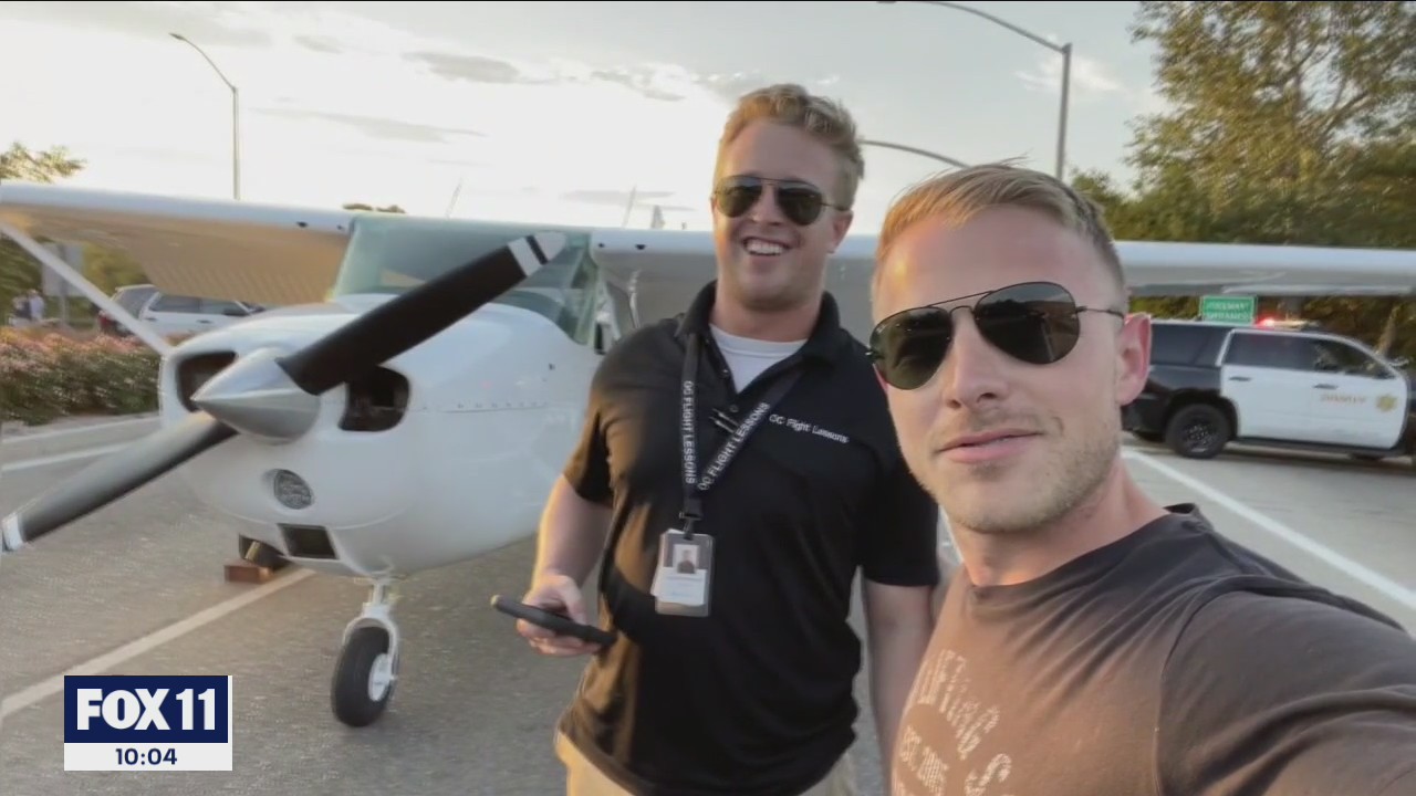 Pilot and flight student share their story after emergency landing on 101 Freeway