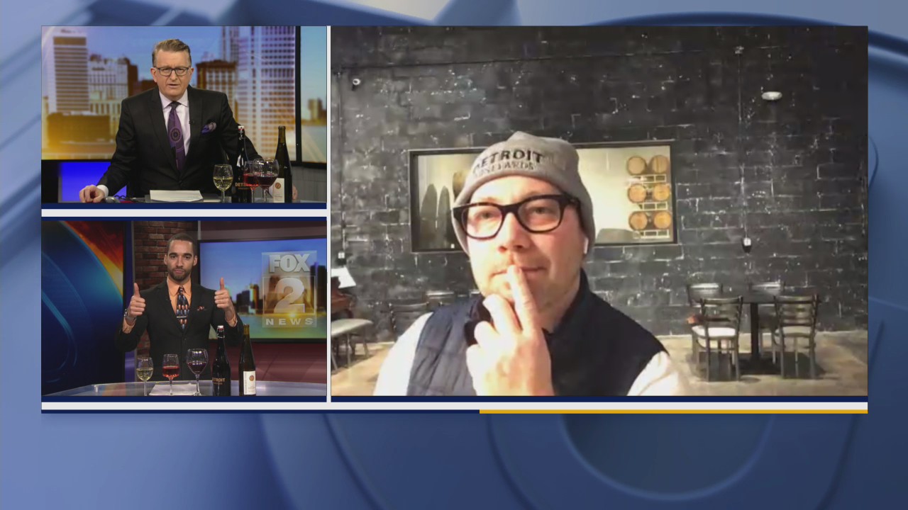 Virtual wine tasting with Detroit Vineyards