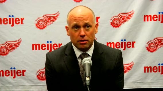 WATCH - Jeff Blashill sees positive things after Red Wings loss to Panthers