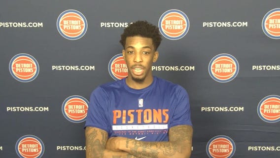 WATCH - Delon Wright on Pistons big win over Brooklyn