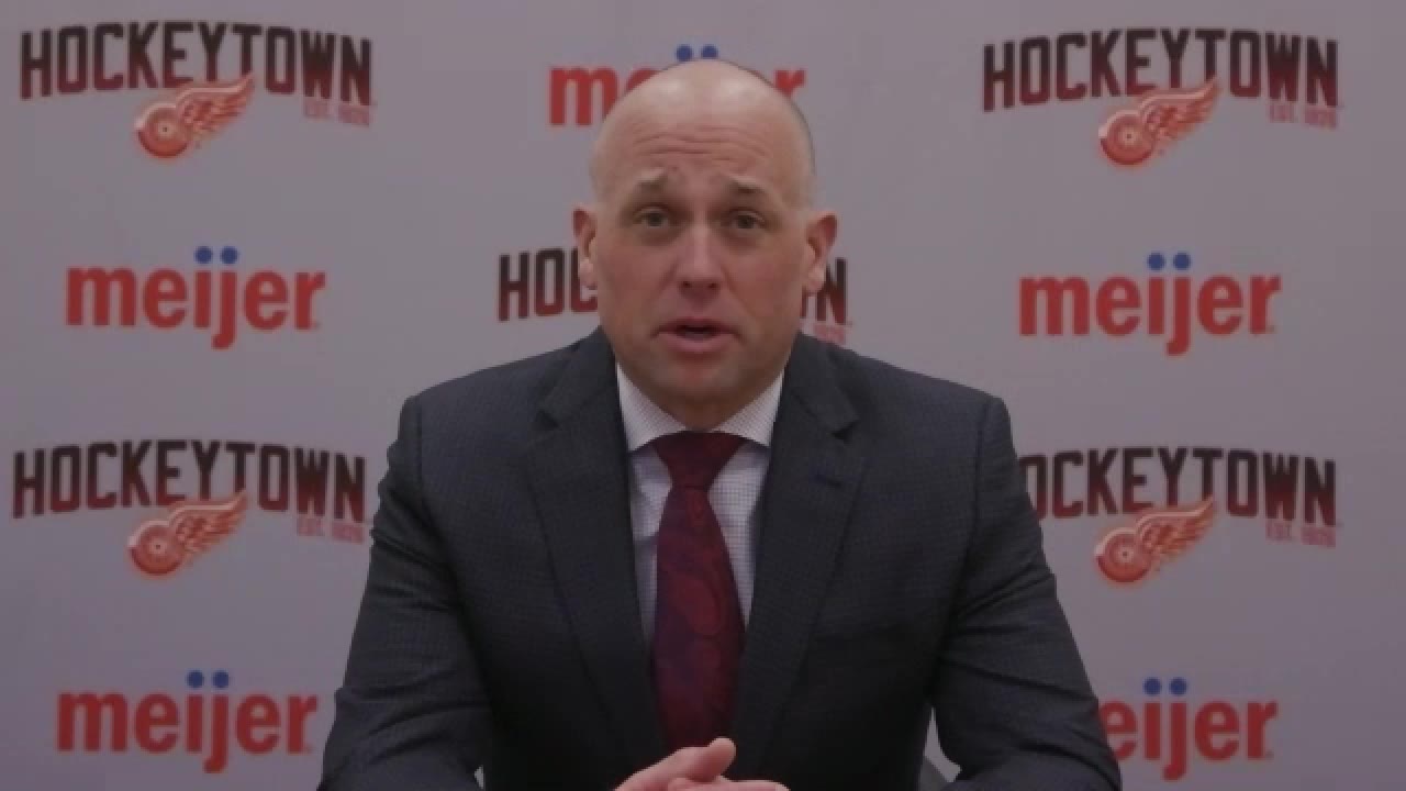 WATCH - Jeff Blashill on Red Wings win over Carolina