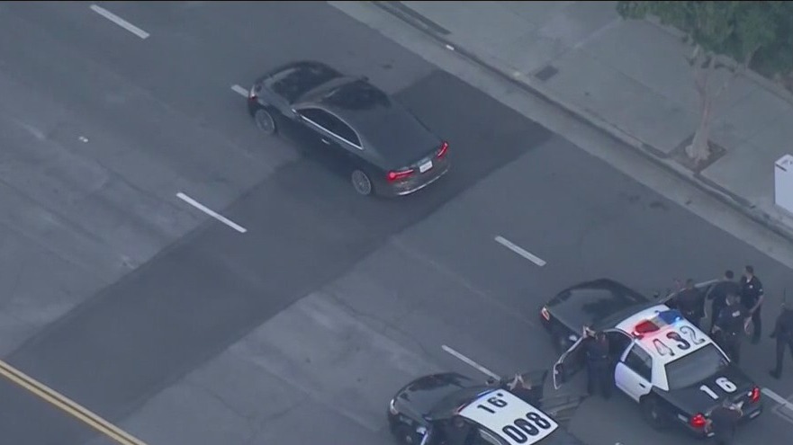 Suspect in custody after leading LAPD on chase, standoff that lasted ...
