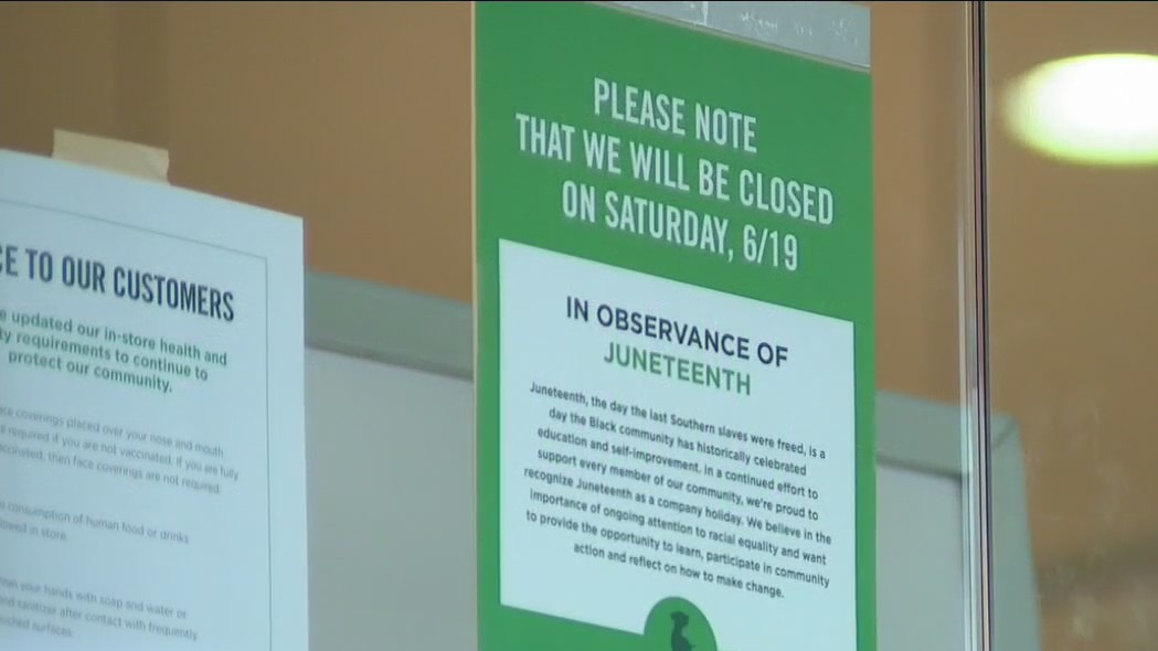 Companies observing Juneteenth