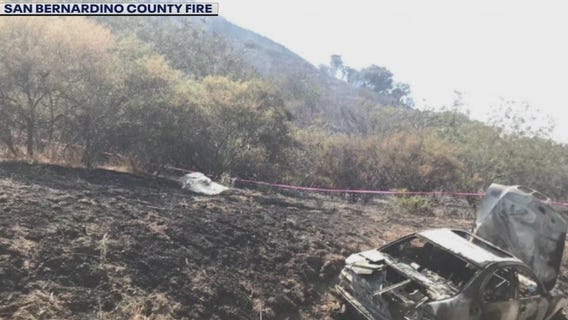 Peak Fire burns San Bernardino National Forest off Highway 18